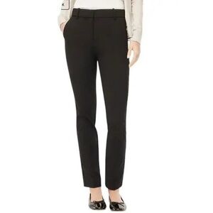 J. Crew Tall Trouser Slim Fit Mid Rise Full Length Pant Black NWT  4 Tall